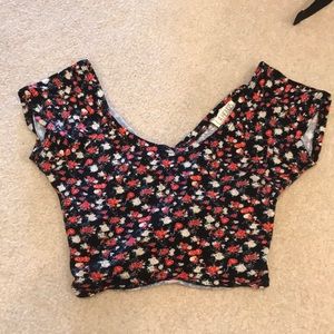 Floral crop top